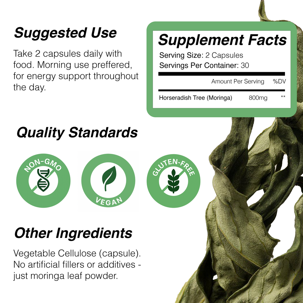 VitaRoot® Moringa Capsules